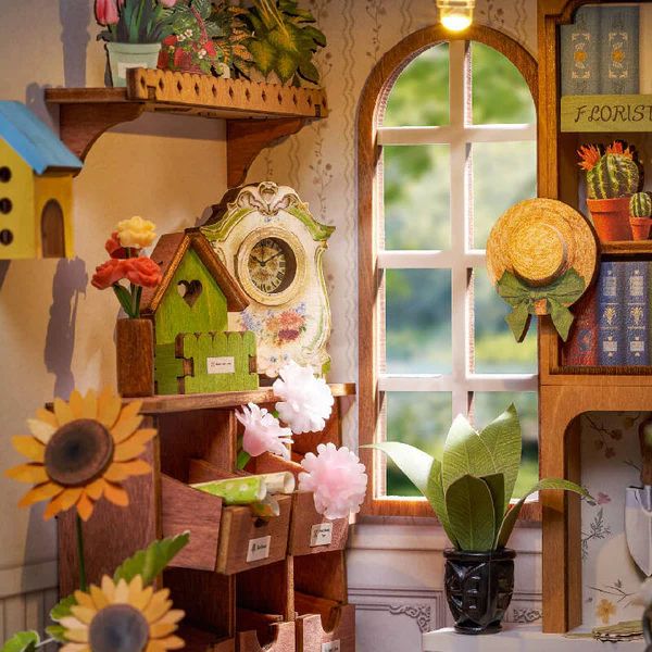 Secret Bloomy Nook DIY Book Nook